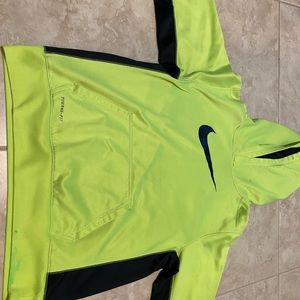 Yellow and Black Nike Hoodie